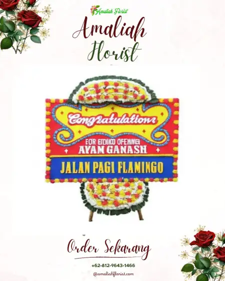 Sewa Papan Bunga Pakis Baru